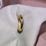 0.5CT Zirconia Wedding Band for Women Men