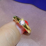 0.5CT Zirconia Wedding Band for Women Men