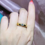 0.5CT Zirconia Wedding Band for Women Men