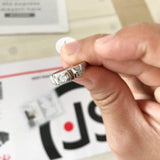 Tibetan Silver Ring with 0.5ct Zirconia