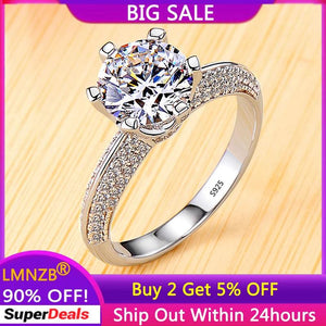 Tibetan Silver Wedding Band with 2.0ct Zirconia Ring
