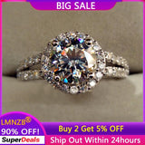 Tibetan Silver Wedding Bands For Women Cubic Zirconia Ring Never Fade