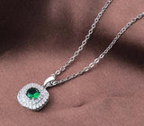 1.25ct Zircon Pendant Necklace for Women Wedding and Engagement
