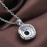 1.25ct Zircon Pendant Necklace for Women Wedding and Engagement