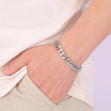 Cuban Chain Stainless Steel Bracelet Men Women Hand Chain GS0142