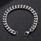 Cuban Chain Stainless Steel Bracelet Men Women Hand Chain GS0142