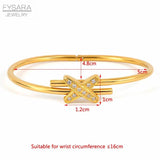 X Crystals Cuff Bangles for Women Stainless Steel Knot Cross Bracelets Gift