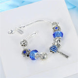 Glass Bead Charm Bracelet for Women DIY Jewelry Making