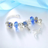 Glass Bead Charm Bracelet for Women DIY Jewelry Making