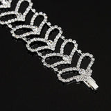 Gold/Silver Chain Link Bracelet Ladies OL Style Copper Crystal B063