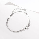 High Silver Women's Bracelet for Cocktail Party