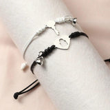 Vintage Punk Heart Magnet Bracelets Romantic Jewelry