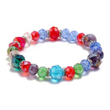 Crystal Beads Bracelet Elastic Bangle Rhinestone Charm Wristbands