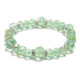 Crystal Beads Bracelet Elastic Bangle Rhinestone Charm Wristbands