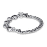 Double-layer Cuban Chain Personality Bracelet
