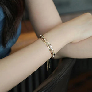 Sequins Adjustable Bracelet for Women Handicraft Jewelry