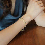 Sequins Adjustable Bracelet for Women Handicraft Jewelry
