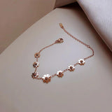 Titanium Steel Daisy Bracelet for Women