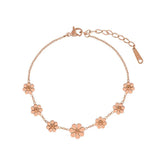 Titanium Steel Daisy Bracelet for Women