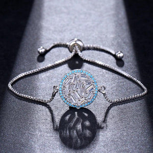 Zircon Bracelet for Women Cubic Zirconia Chain Link Charm Bracelet