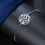 Zircon Bracelet for Women Cubic Zirconia Chain Link Charm Bracelet