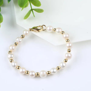 7-8mm Freshwater Baroque Pearl Bracelet
