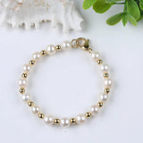 7-8mm Freshwater Baroque Pearl Bracelet