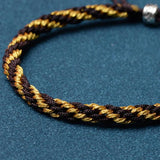 Adjustable Vintage Beaded Lanyard Bracelet for Men Women
