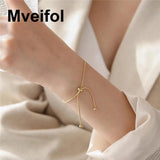Adjustable Stainless Steel Round Snake Chain Slider Bracelet