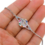 Micro-inlaid zircon Planet pull lucky bracelet - Adjustable size planet jewelry
