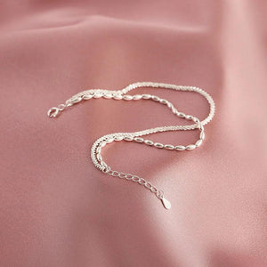 Silver Bracelets for Women Multilayer Chains Jewelry