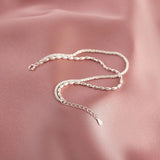 Silver Bracelets for Women Multilayer Chains Jewelry