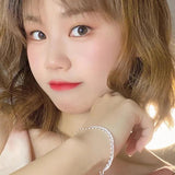 Silver Bracelets for Women Multilayer Chains Jewelry