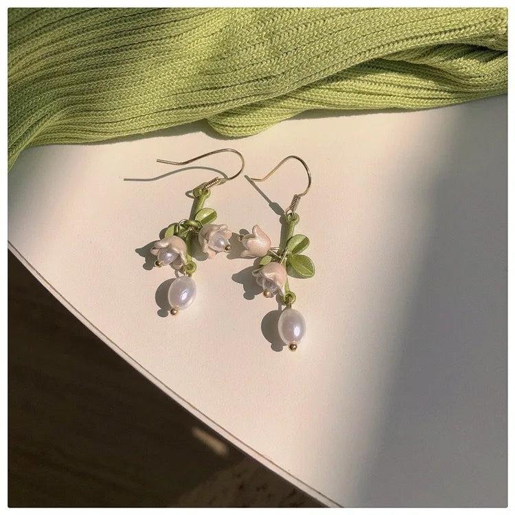 Kpop Forest Orchid Bracelet For Women - Adjustable Rope Hand Acc