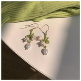 Kpop Forest Orchid Bracelet For Women - Adjustable Rope Hand Acc