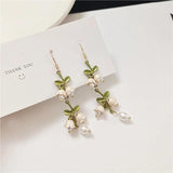 Kpop Forest Orchid Bracelet For Women - Adjustable Rope Hand Acc
