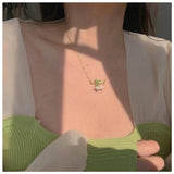 Kpop Forest Orchid Bracelet For Women - Adjustable Rope Hand Acc