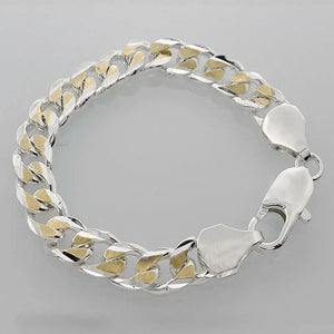Men's Silver Bracelets High Quality Hot Selling Christmas Jewelry