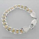 Men's Silver Bracelets High Quality Hot Selling Christmas Jewelry