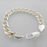 Men's Silver Bracelets High Quality Hot Selling Christmas Jewelry