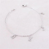 Music Rabbit Bracelet Silver Plated