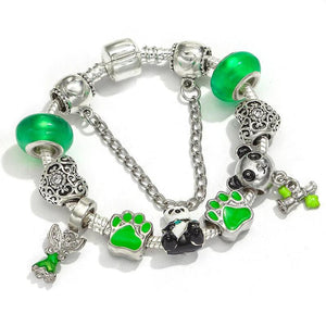 DIY Anime Charm Bracelets Catoon & Cat & Anime Beads