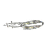 Rhinestone Bracelet with Tassel Crystal Bangles