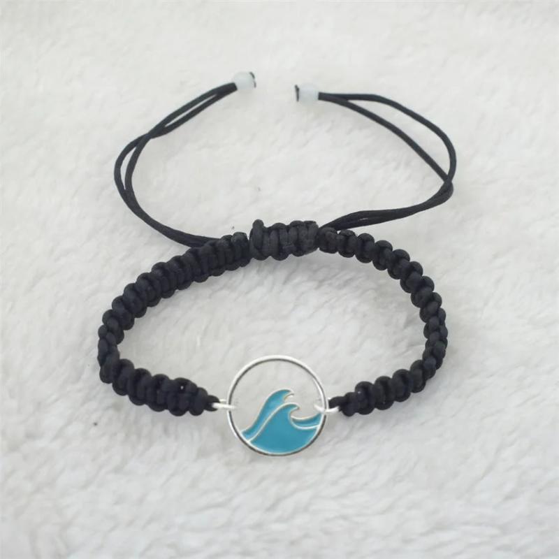 Beach Wave Bracelet For Women Adjustable Sea Surf Jewelry Gift