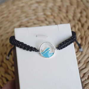 Beach Wave Bracelet For Women Adjustable Sea Surf Jewelry Gift