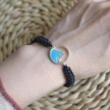 Beach Wave Bracelet For Women Adjustable Sea Surf Jewelry Gift
