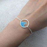 Beach Wave Bracelet For Women Adjustable Sea Surf Jewelry Gift