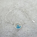 Beach Wave Bracelet For Women Adjustable Sea Surf Jewelry Gift