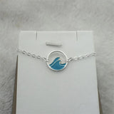 Beach Wave Bracelet For Women Adjustable Sea Surf Jewelry Gift