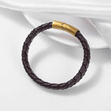 Vintage Stainless Steel Men's Bracelet with Magnet Buckle